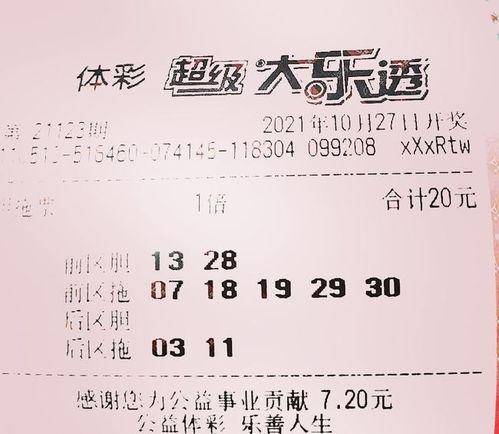 大乐透第123开奖结果,惊喜连连，大奖花落谁家？